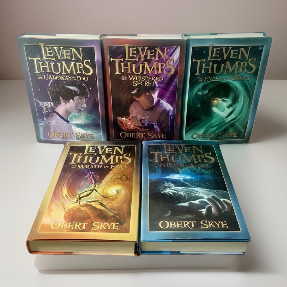 Leven Thumps Series [1-5] by Obert Skye 1st Ed/1st Print HC/DJ 2005 [#3 Signed]